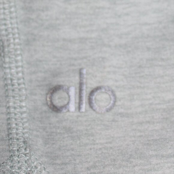 Alo Yoga Alosoft Sheila High waist leggings in blue Grey and pink sz Small - Picture 8 of 8